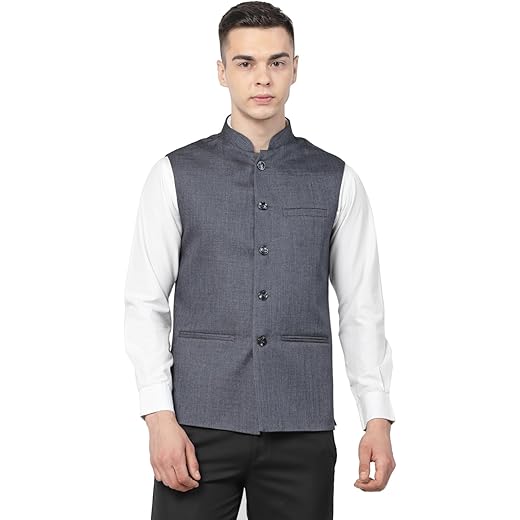 Badoliya & Sons Mens Jute Nehru Jacket
