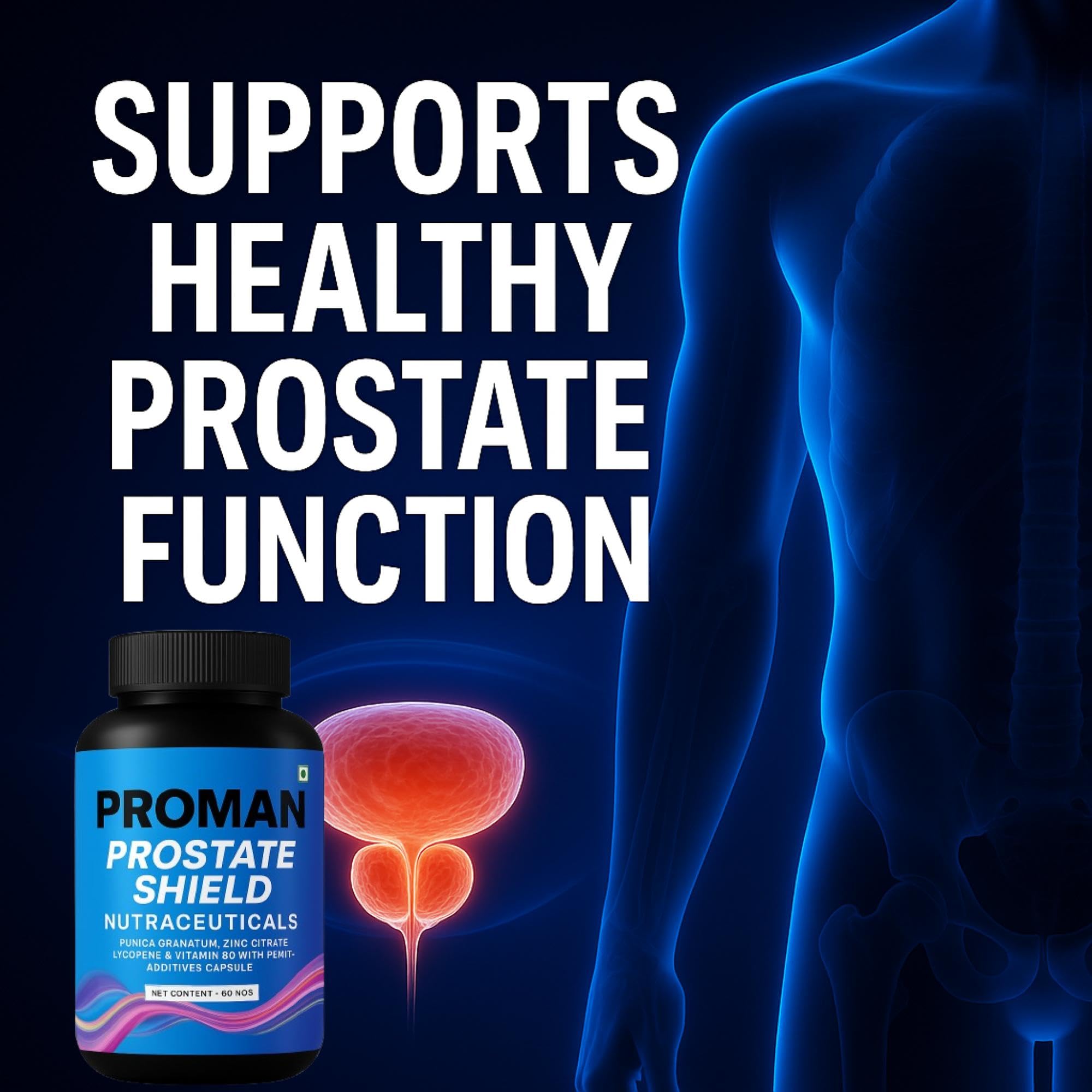 Proman Capsule for Prostate Support - Advanced Formula for Health -Effective Ayurvedic Formula for Optimal Response, No. #1 in India — Amazon image 4
