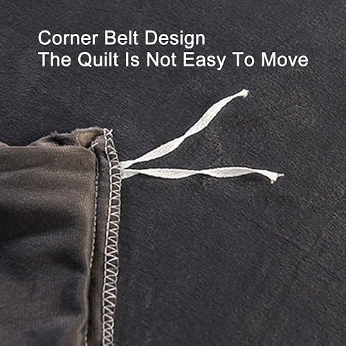 Miniatura 3 de Funda de edredón de pana suave y cálida, funda de edredón de forro polar coral para cama individual y doble, funda de edredón gruesa para niños y