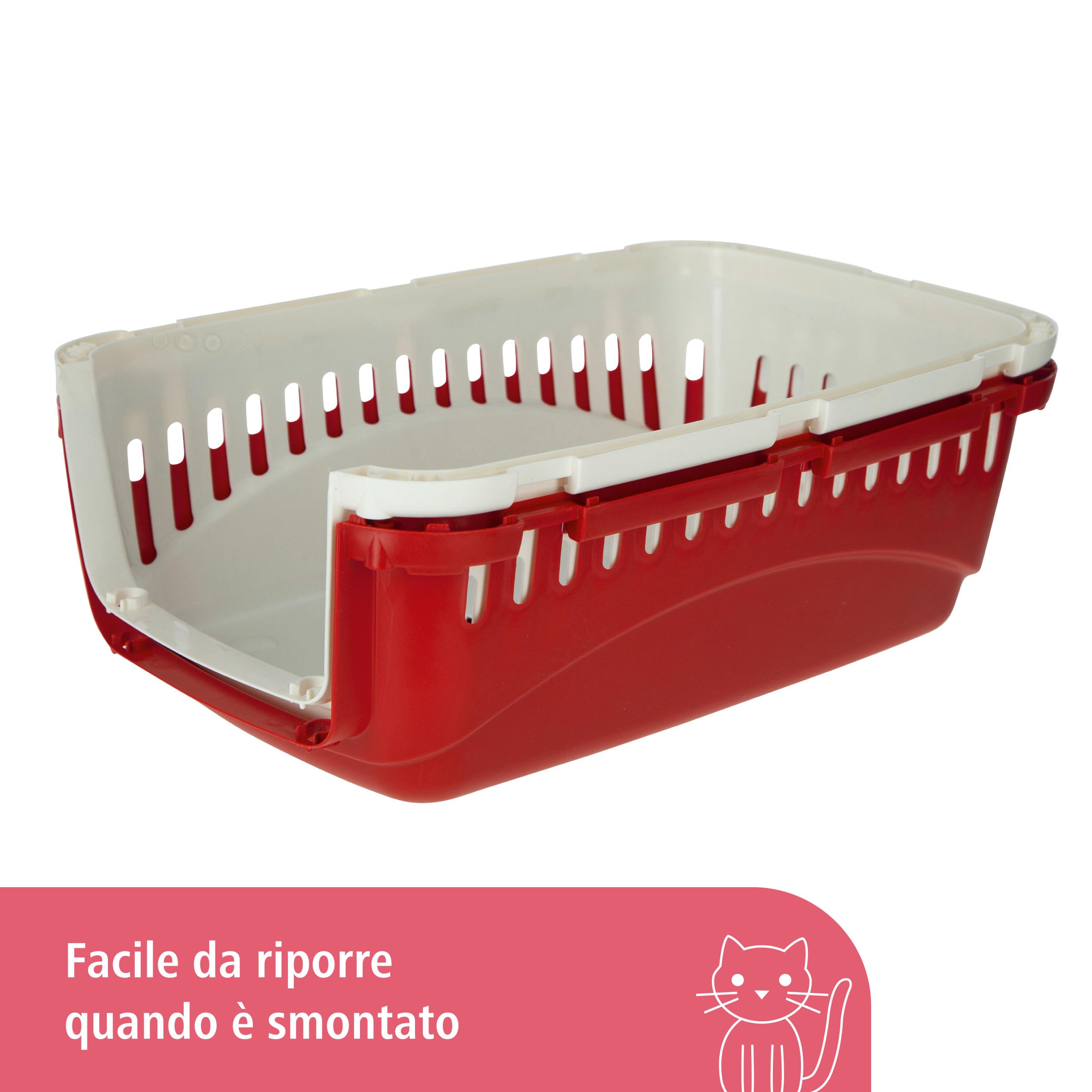 Box de transport Expedion - creme/bordeaux 48x32x32cm