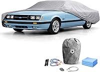 Vista 1 de Fundas para Automóvil Resistentes a la Intemperie Max Car Cover & Warranty Compatible con Ford 1979-2004 Mustang – Funda Exterior Cable Antirrobo