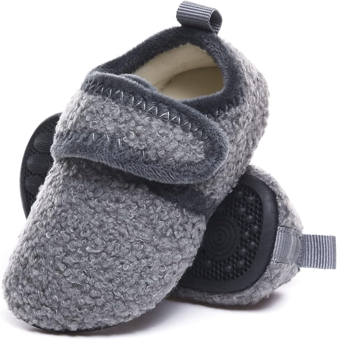 SLEVEL Comfort Toddler Slippers Lightweight Little Kids Indoor Non Slip Grip Around The House Home Shoes for Boys Girls - Image 4