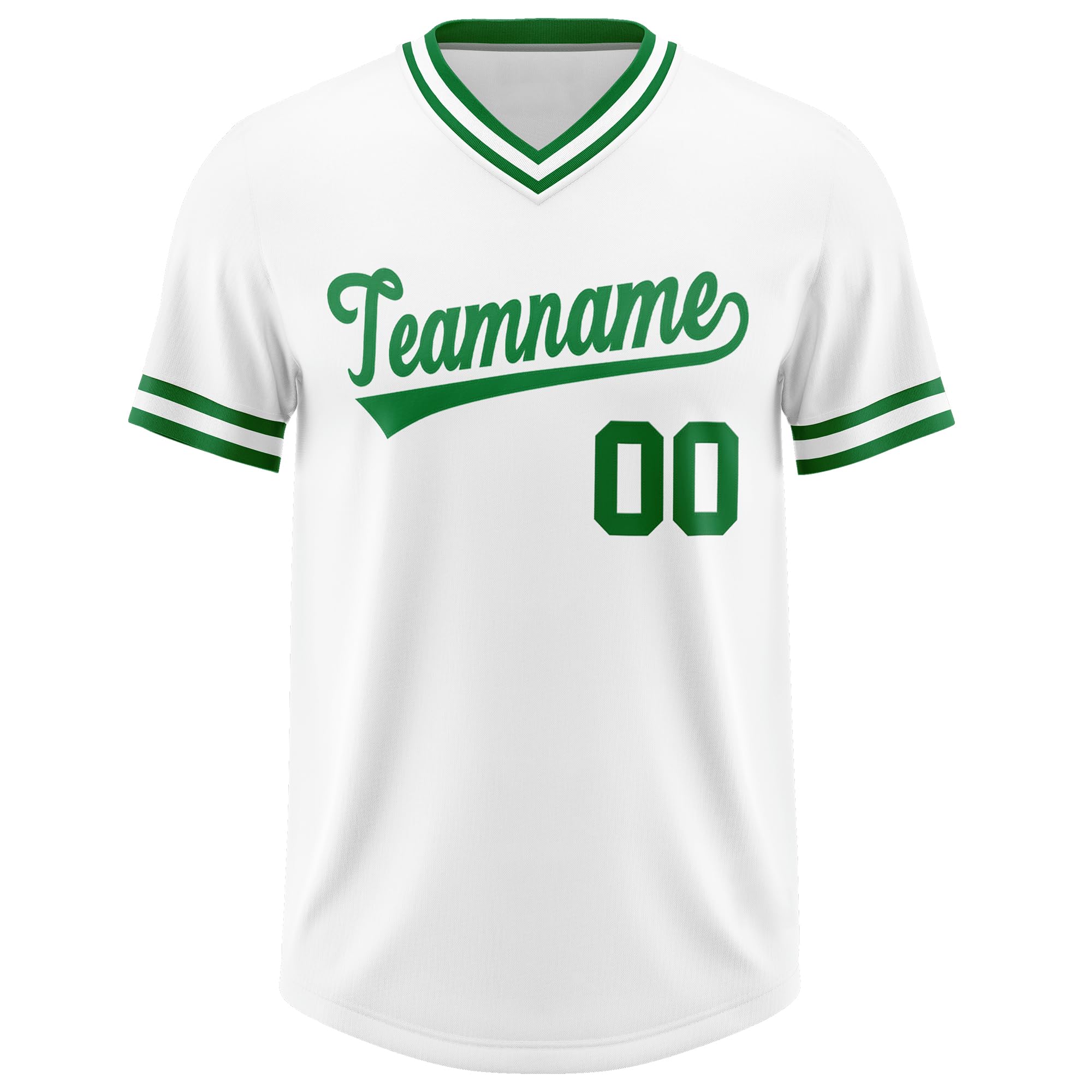 KXK Custom V-Neck Baseball Jersey Pullover Sports Shirt Personalized Stitched Name Number for Men Women Youth