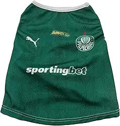 Roupa Pet Cachorro Gato Time Futebol Estampa PAL004 (G, Personalizada)