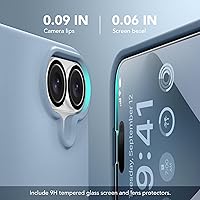 Vista 357 de GONEZ Funda para iPhone 14 Pro, compatible con Magsafe, con protector de pantalla + protector de lente de cámara, forro de microfibra suave