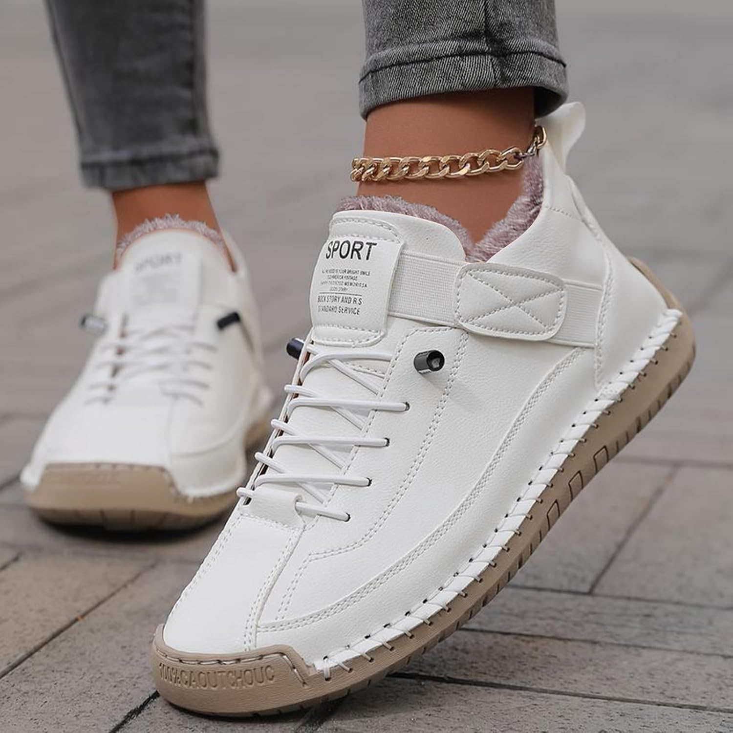 Elira Supportive Men's Slip On Sneakers Ergonomic Orthopedic Walking Shoes for Hiking Camping and Driving - Image 3