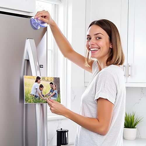 Miniatura 3 de 50 ventosas de doble cara, ventosas sin ganchos, ventosas de plástico transparente de 1.181 in