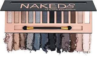 Bestland 12 Colors Smoky Eyeshadow Palette - Natural Nude Matte Shimmer Glitter Pigments for Women, Long-Lasting Eye Makeup (Color E Smokey)
