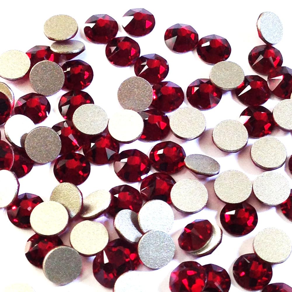 144 pcs Siam (208) Austrian 2088 XIRIUS 20ss Flatbacks No-Hotfix Rhinestones 5mm ss20 Made in Austria