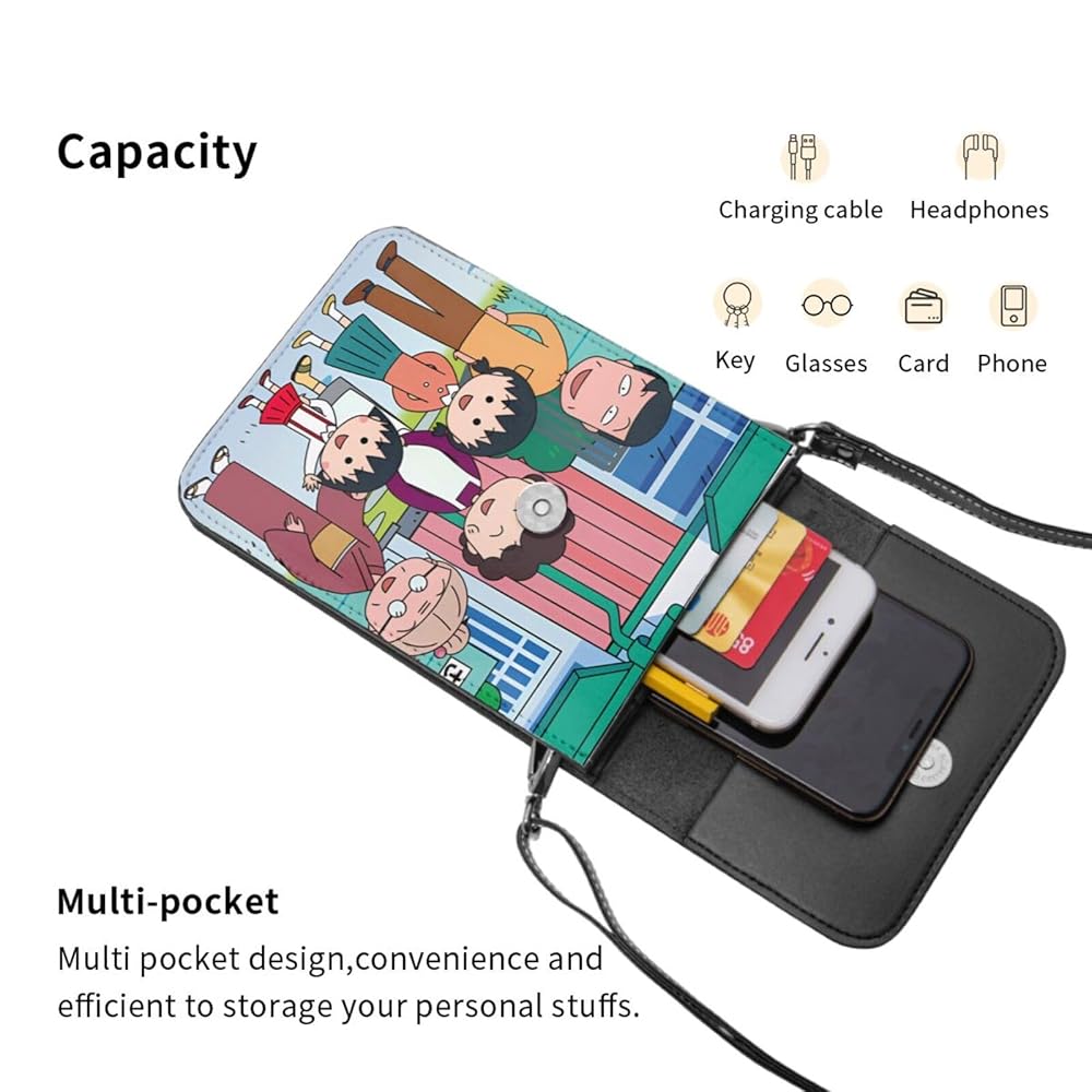 Amazon | [Yettrda] ショルダーバッグ スマホポーチ ちびまる子