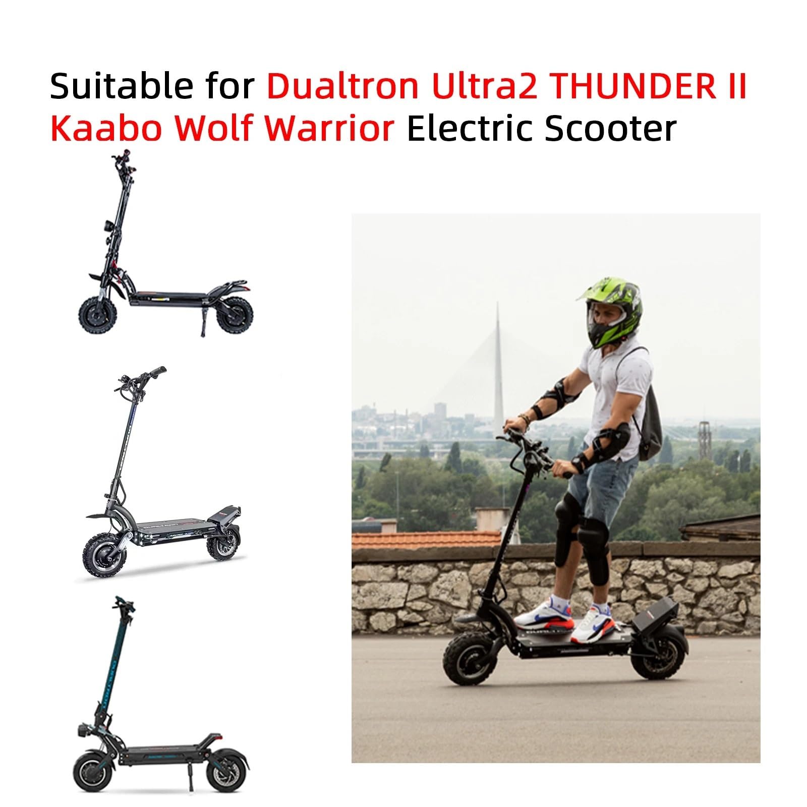 Pneu Trotinette Electrique,Roue Trottinette Electr Pneu tubeless auto-réparateur 11 pouces 100/55-6,5 for scooter électrique, pneu avant et arrière, antidéflagrant(Tubeless tire)