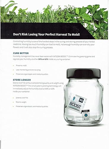 Miniatura 4 de Integra Boost - Paquete de 100 unidades para control de humedad, 2.36 oz, 62 % por ciento, paquete de 100 unidades para el control de humedad,