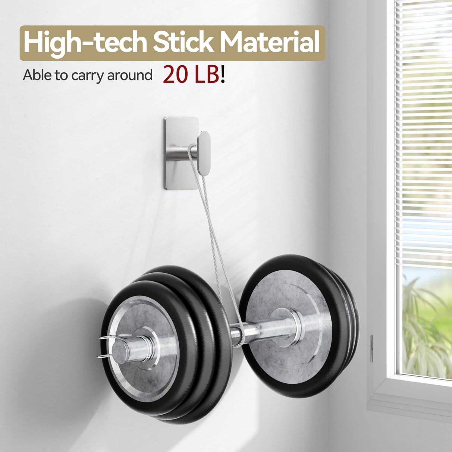 pickpiff Adhesive Towel Hooks for Bathroom: 20LB Extra Strong Wall Hanger for Shower Kitchen RV Dorm Apartment, Silver 2 Pack