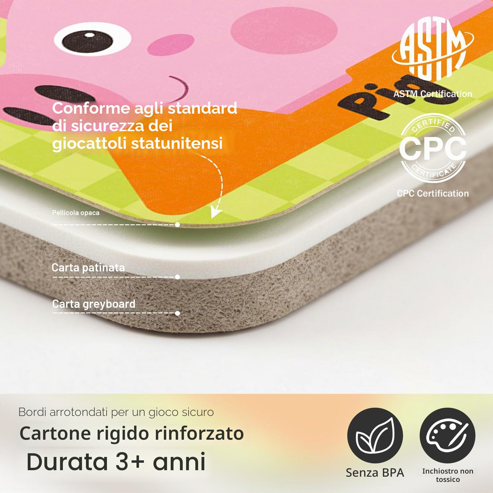 Atoylink Fattoria Cubi Impilabili di Giocattoli per Bambini, Giochi Montessori con 6 Cubi Impilabili & 6 Fattoria Animali Bambini & 6 Trenino Legno, Gioco Educativo Regali per Bambini di 3 Anni