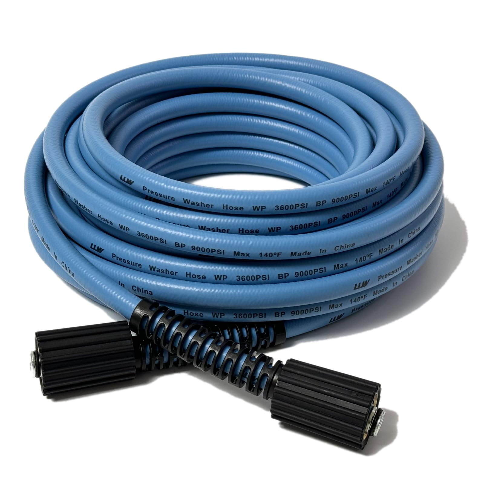 Hogedrukreiniger Slang 15M Voor Powerwasher 3600 Psi Kinkbestendige Verlengslang Voor Het Wassen Van Druk, Compatibel Met M22 Fittingen  34