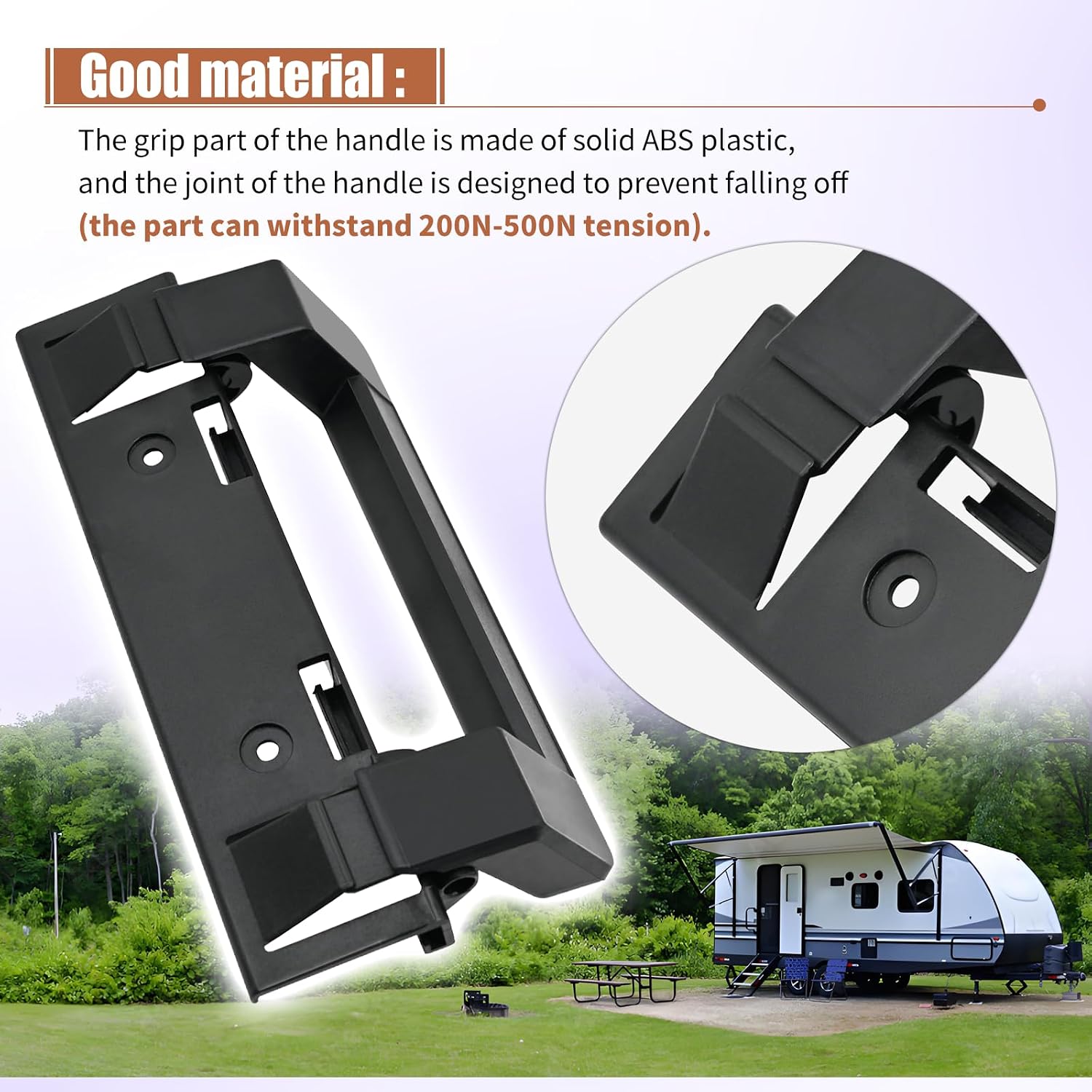 3316882900 RV Refrigerator Door Handle Replacement,Fridge Door Handle Compatible with Dometic RV Camper Refrigerator,Fit for DM2872 DM2672 DM2682 DM2882