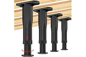 4PCS Adjustable Furniture Legs for Enhanced Support