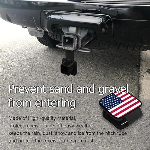 Miniatura 7 de ASUBHA Cubierta de enganche de 2 pulgadas, cubierta de enganche de remolque, inserción de tubo para receptores de 2 pulgadas clase 3 4 5 para Toyota