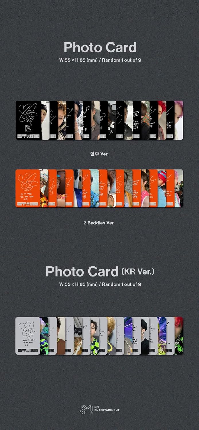 DREAMUS NCT 127-2 Baddies [Photobook ver.] 4th Album+Folded Poster (Faster+2 Baddies ver. Set)