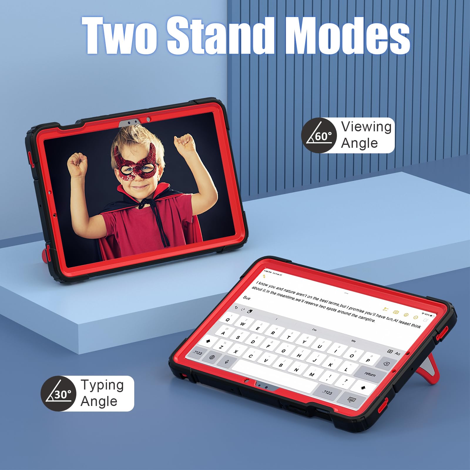 Funda resistente para niños para Samsung Galaxy Tab S10 Lite de 10.9 pulgadas 2025 SM-X400/X406B/S10FE con soporte dual y porta S Pen, funda resistente de PC+silicona a prueba de golpes para