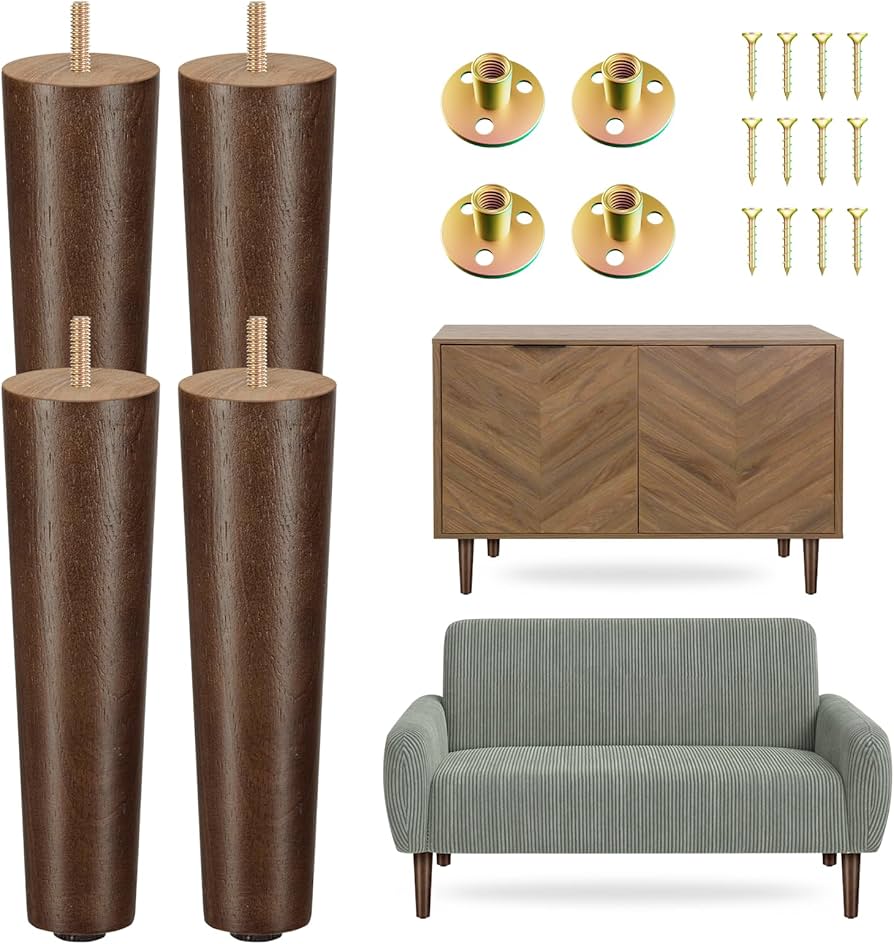 Amazon.co.jp: Yes4All 木製家具脚 4本セット - 安定家具脚 調節可能な Amazon.co.jp: Yes4All 木製家具脚 4本セット - 安定家具脚 調節可能な