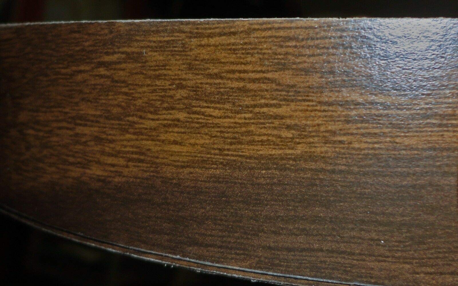 Walnut Melamine Polyester edgebanding 1.25" x 120'' inch preglued Adhesive roll