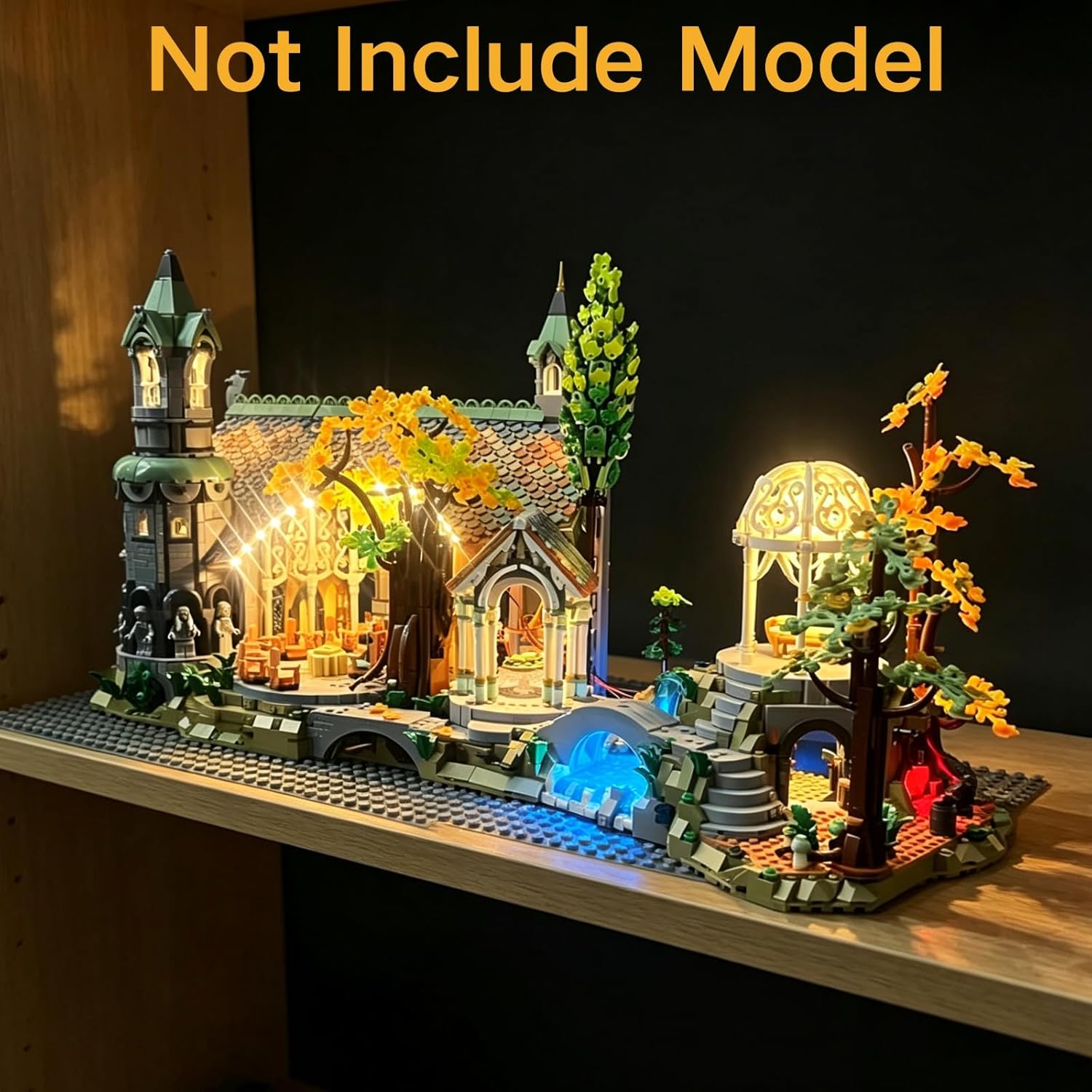 2026 NEW LED Lighting Kit Compatible with 10316, DIY Creative Light Set, Glow in Dark Featur, Building Blocks Model, Lighting Set Compatible with Building Blocks, DIY Accessories (Model Not Included)