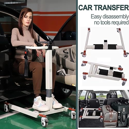 Vista 4 de Silla elevadora de paciente, silla de ruedas elevadora para el hogar, elevadora de silla de ruedas para el hogar, silla elevadora portátil