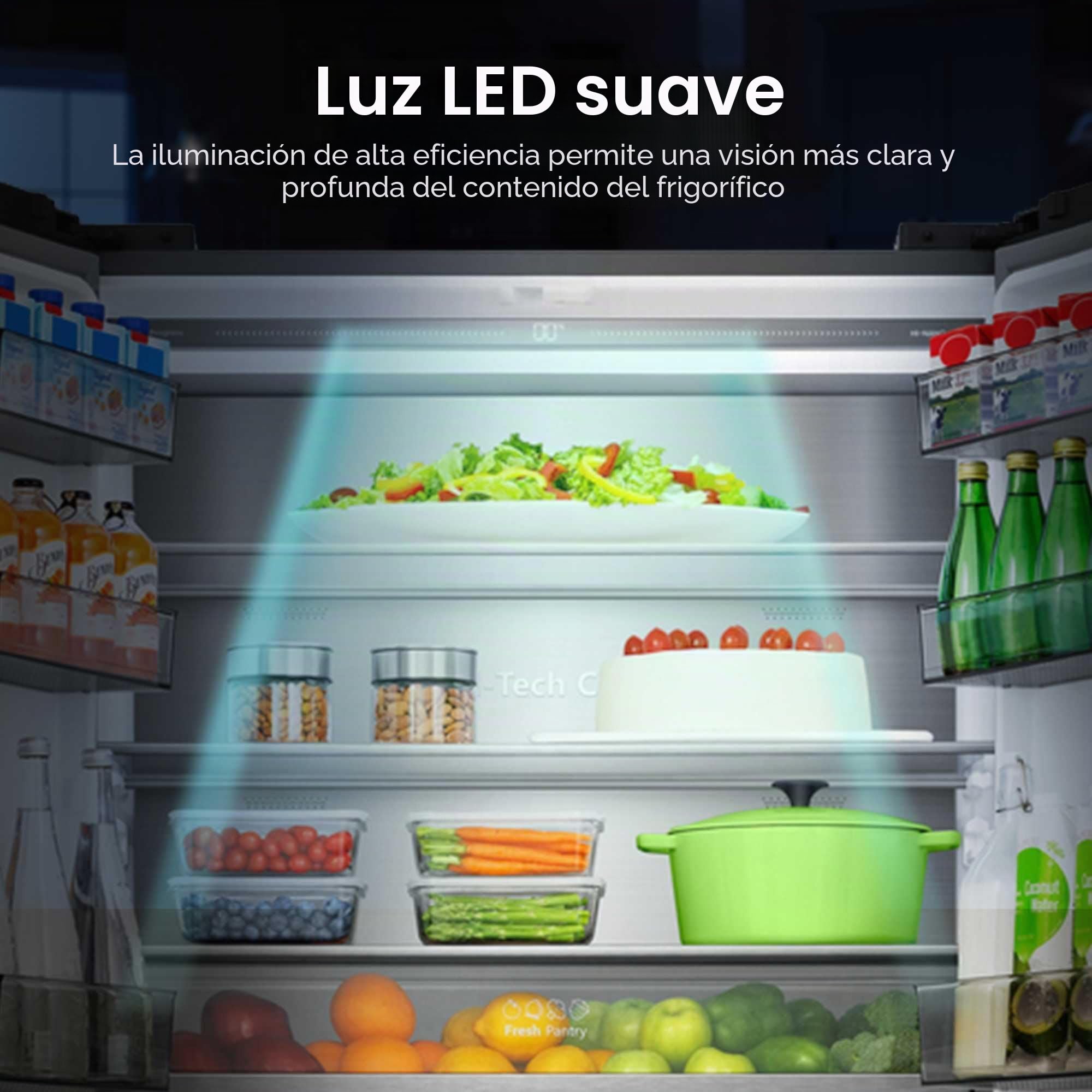 RQ768N4GBE FRIGO MULTI4P 486LT H190 L91 NF E VETRONERO KITCH