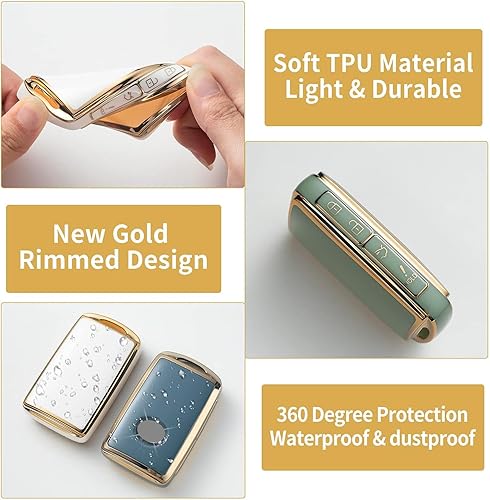 Miniatura 4 de Gematay Funda para llavero Mazda con llavero, soporte para llave compatible con Mazda 3 Hatchback 2019-2022 Mazda CX-5, CX-30, CX-10 3 4 botones,