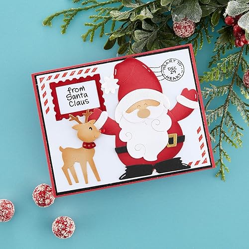 Miniatura 6 de Spellbinders Holiday Hugs Sentiments - Juego de sellos transparentes