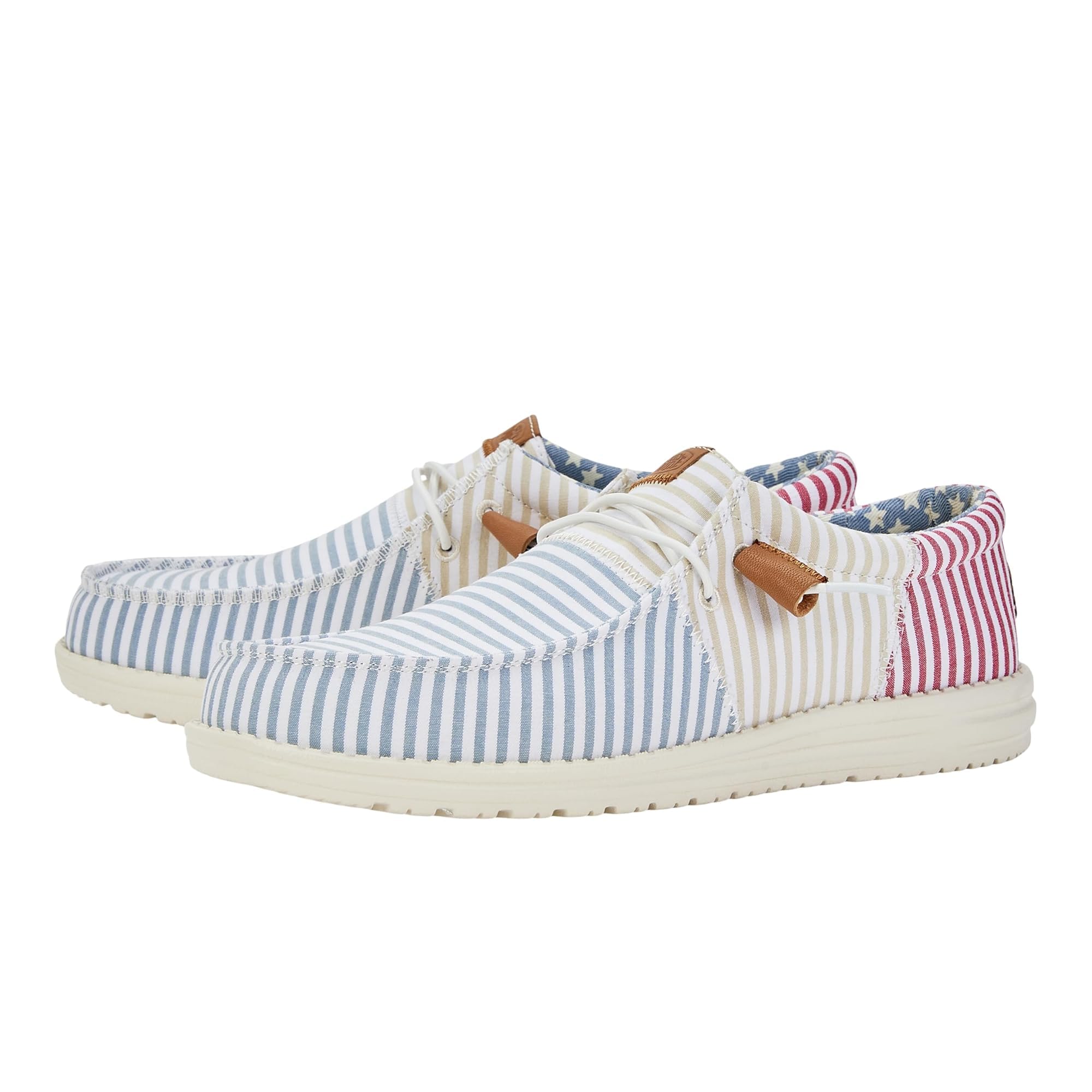 Hey Dude Men's Wally-Tri Varsity Sport Mesh Men's Shoes Men Slip-on  Loafers Comfortable Light-Weight