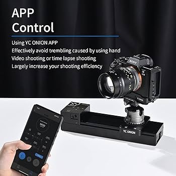 Amazon.co.jp: YC Onion電動カメラスライダー26cmアプリ