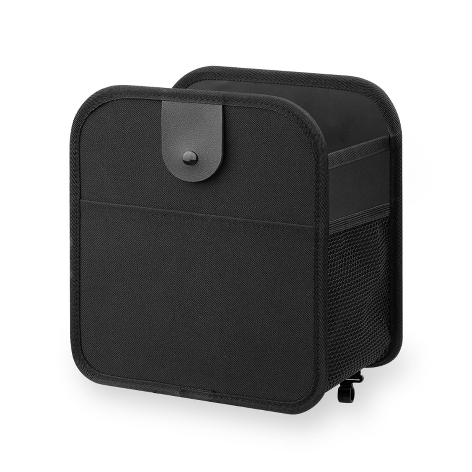 HZBB Multipurpose Vehicle Waste Bag with Stretchable Opening and Pocket Organizes Trash and Small Items Efficiently Transportable Vehicle Bin