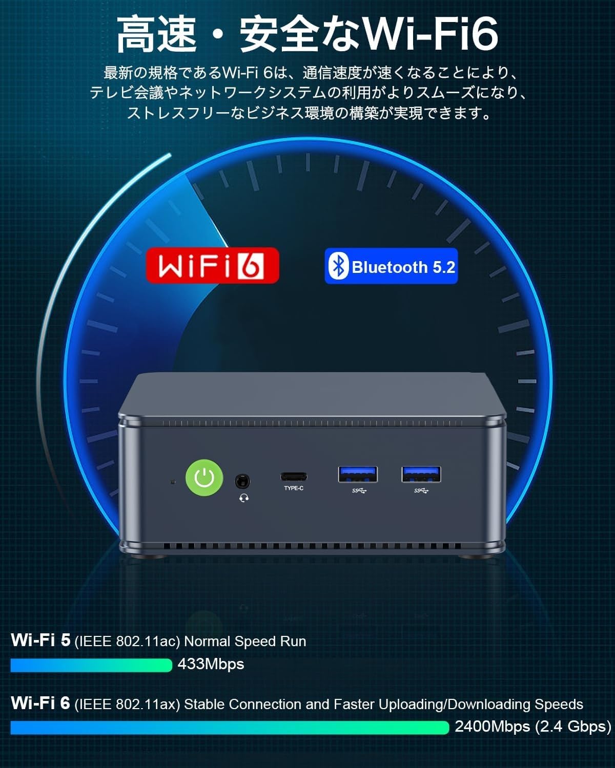 Amazon.co.jp: ミニPC AMD Ryzen 7 5700U (8コア16スレッド, 最大4.3