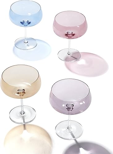 Miniatura 2 de Oneida True Colors - Vasos de cóctel, juego de 4, 4 unidades, multicolor