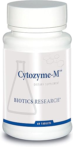 Biotics Research CytozymeM - Fórmula combinada glandular masculina, apoyo hormonal masculino, función endocrina saludable, SOD, catalasa, potente
