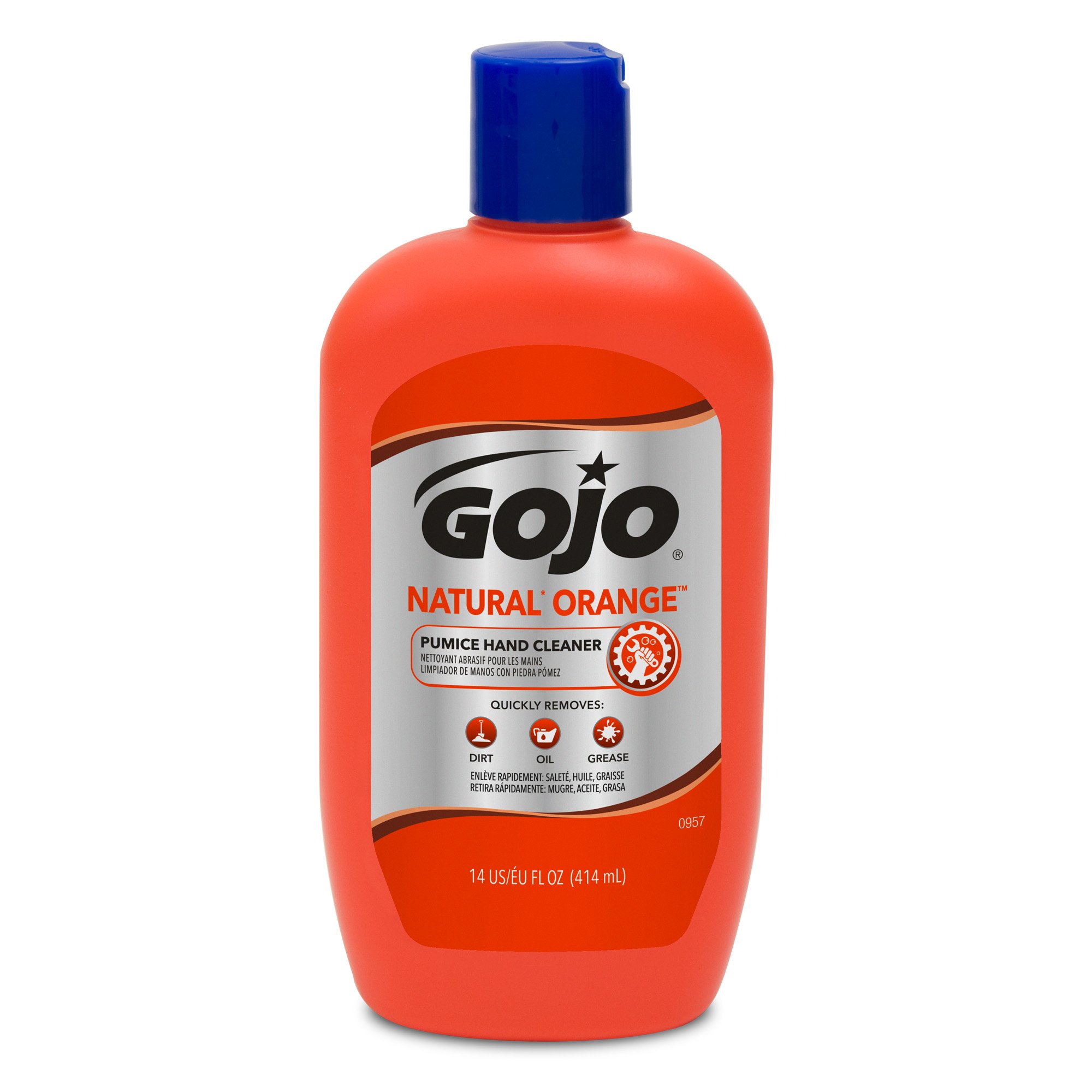 Amazon.com: GOJO NATURAL ORANGE Pumice Hand Cleaner, 14 fl oz