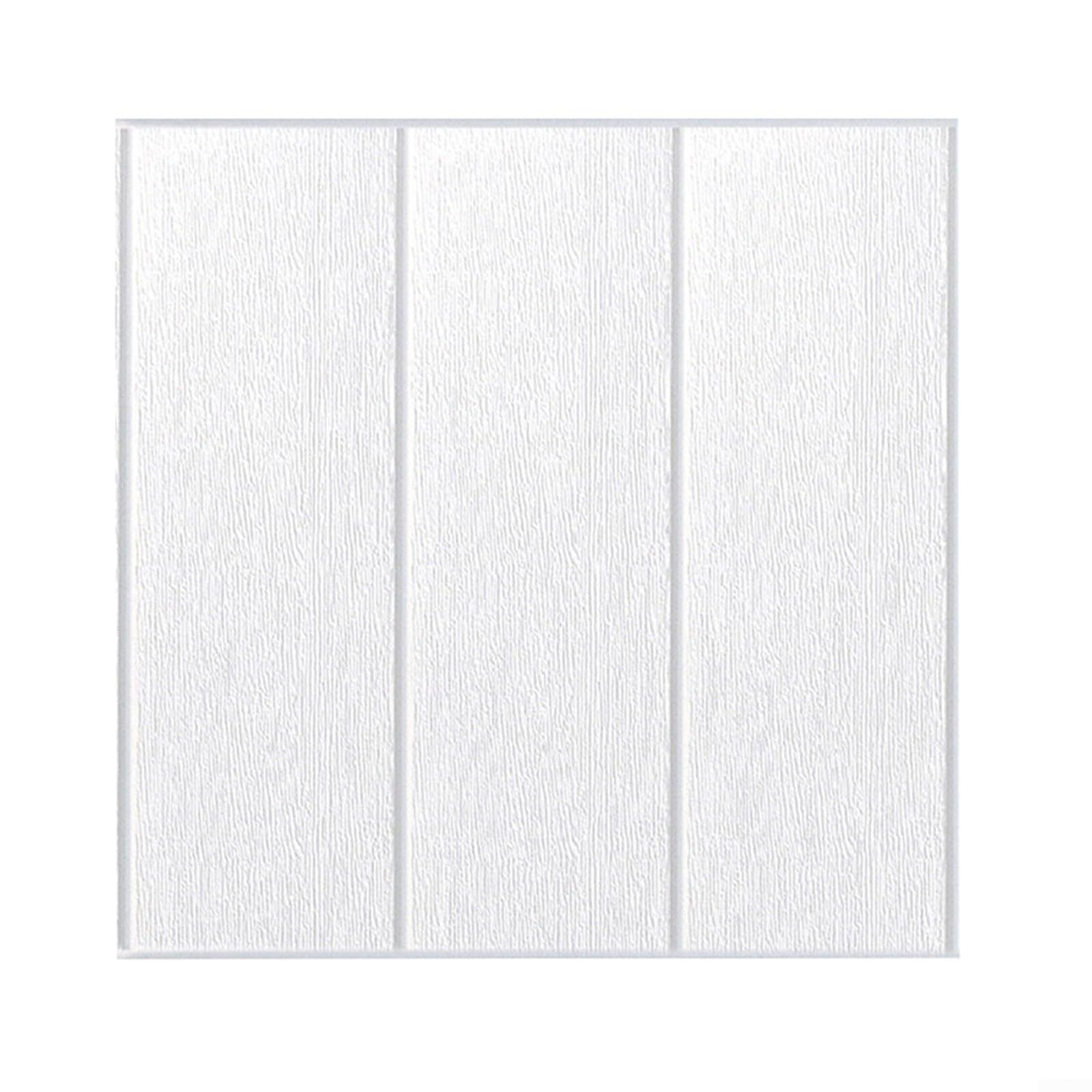 Pared 3D Espuma para xpe para suave 35cm Pared 3D Espuma para(White 35 * 35cm)