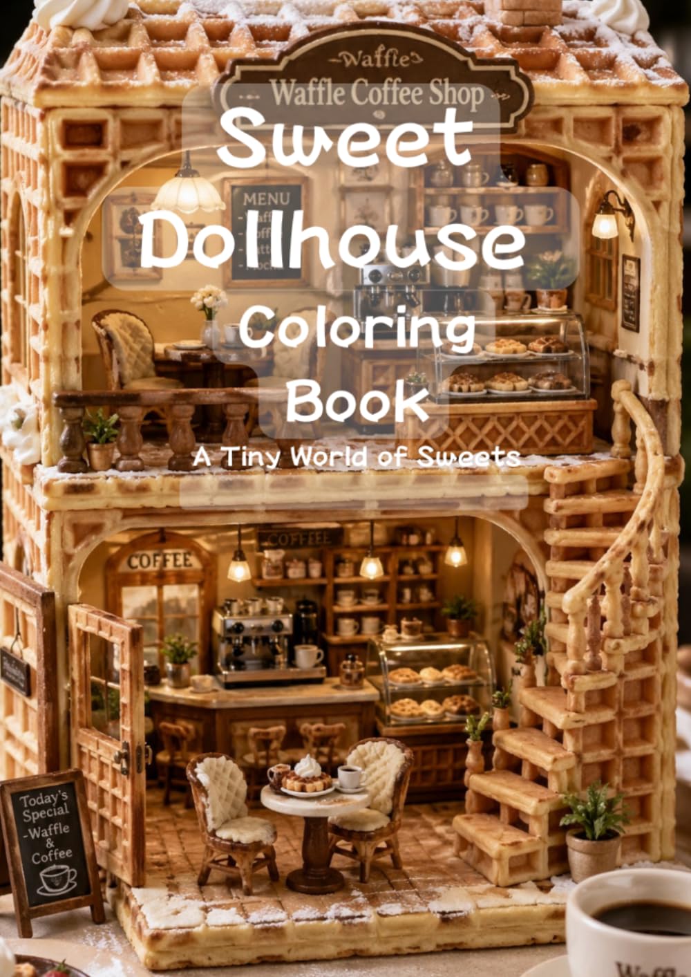 Sweet Dollhouse Coloring Book: A Tiny World of Sweets (Tiny Dollhouse Coloring Series)