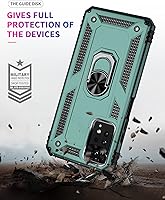 Vista 4 de Funda para Xiaomi Redmi Note 11 Pro con protector de pantalla, función atril de protección resistente de doble capa a prueba de golpes, funda Verde