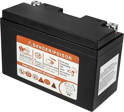 Miniatura 3 de Caltric Agm - Batería compatible con Suzuki Dr-Z400E Dr-Z400S Dr-Z400Sm 2000 2001 2002 2003 2004 2005-2017