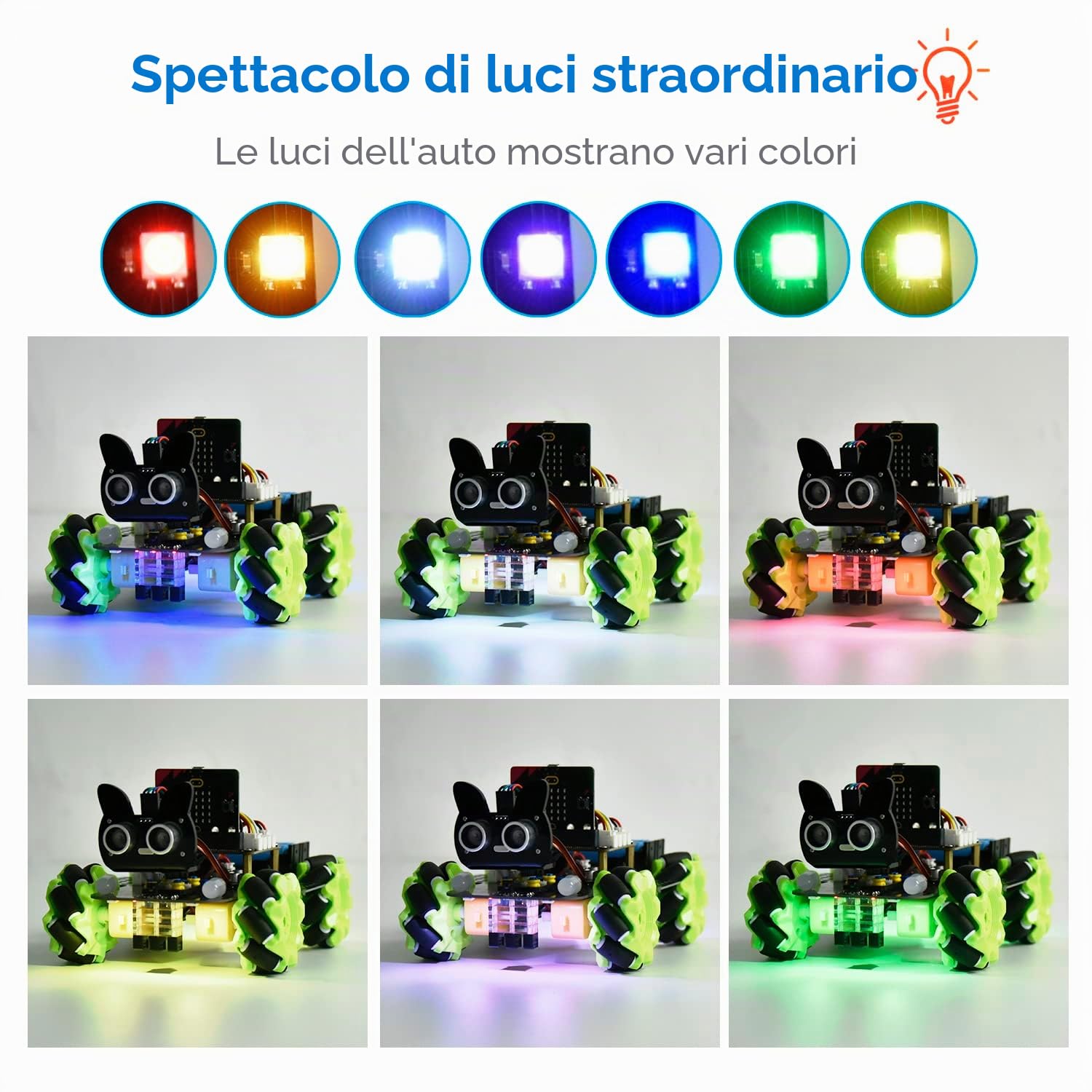 KEYESTUDIO Robot Kit per BBC Micro:bit