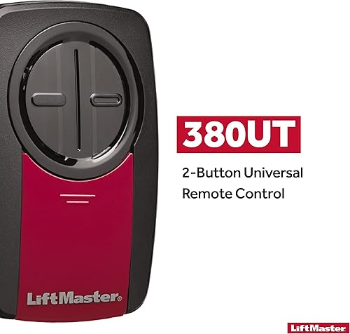 Miniatura 2 de LiftMaster 380UT - Abridor universal de puerta de garaje con control remoto de 2 botones con compatibilidad universal