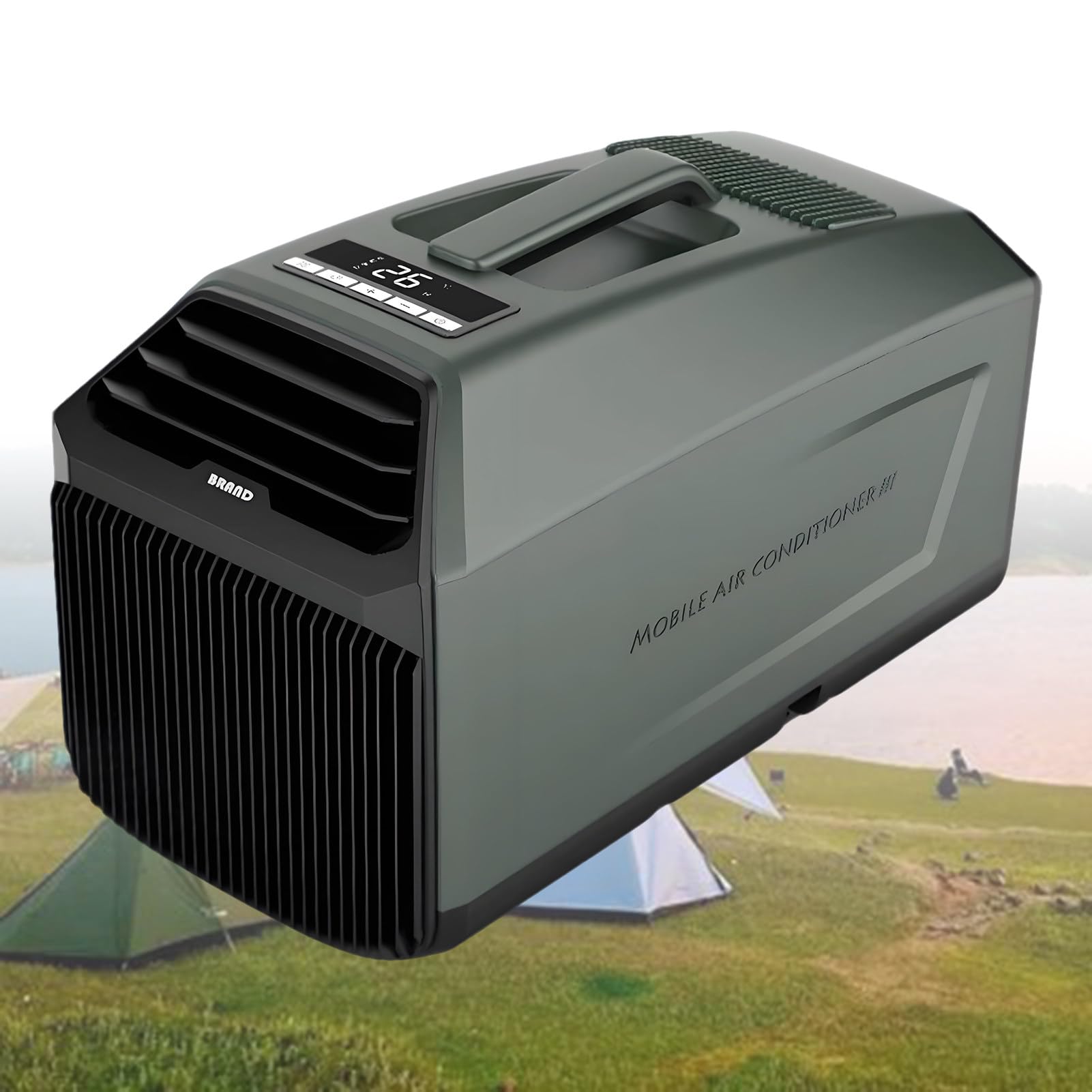 ExoticaBlend Portable Tent Air Conditioner, 4500BTU Cooling Camping AC Unit with Timer, Quiet Portable Air Conditioners for Tents, Truck, RV Outdoor and Home Use, Cools up to 86 sq ft Green