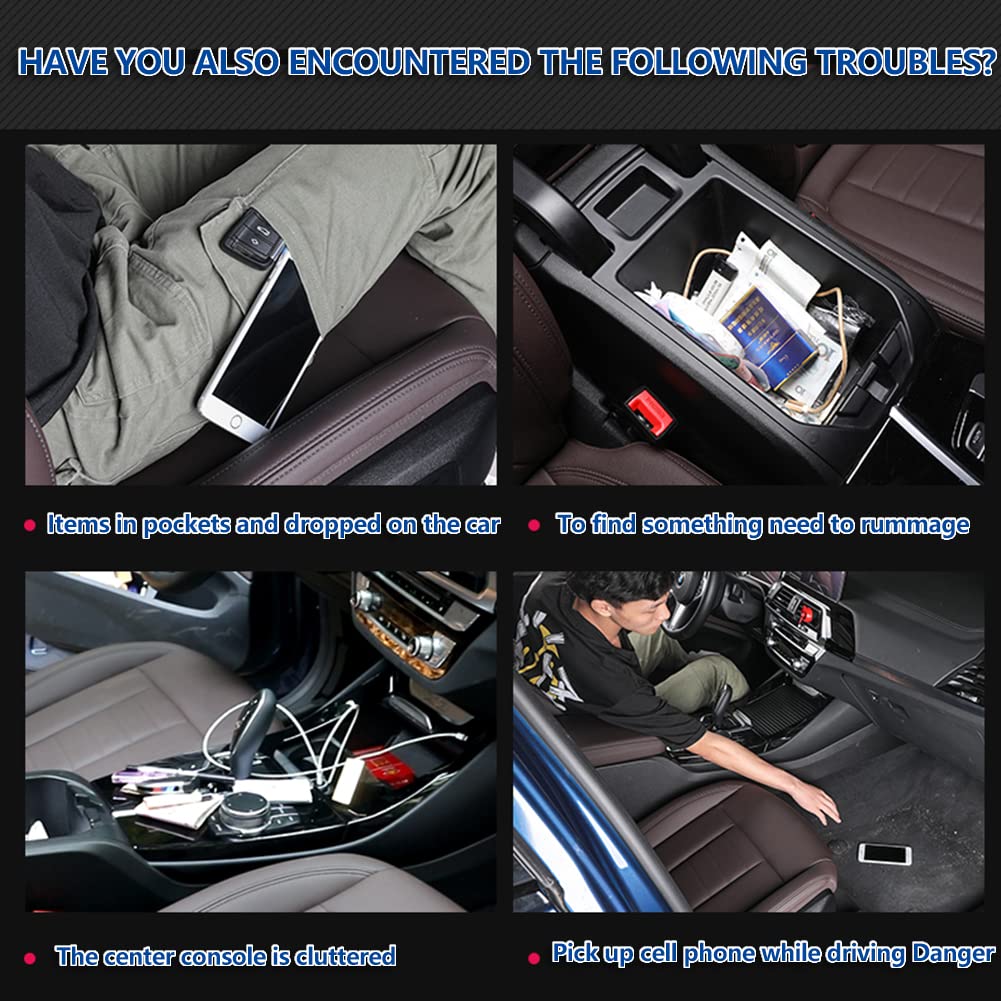 Amazon.com: CUCHIYUN for x5/x6 Center Console Organizer Armrest
