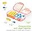 AUVON XL Weekly Pill Organizer 2 Times a Day, Pill Box 7 Day with One-Side Large Openings for Easy to Use, Watermelon Red AM PM Pill Case for Medication, Vitamins, Fish Oils, Supplements