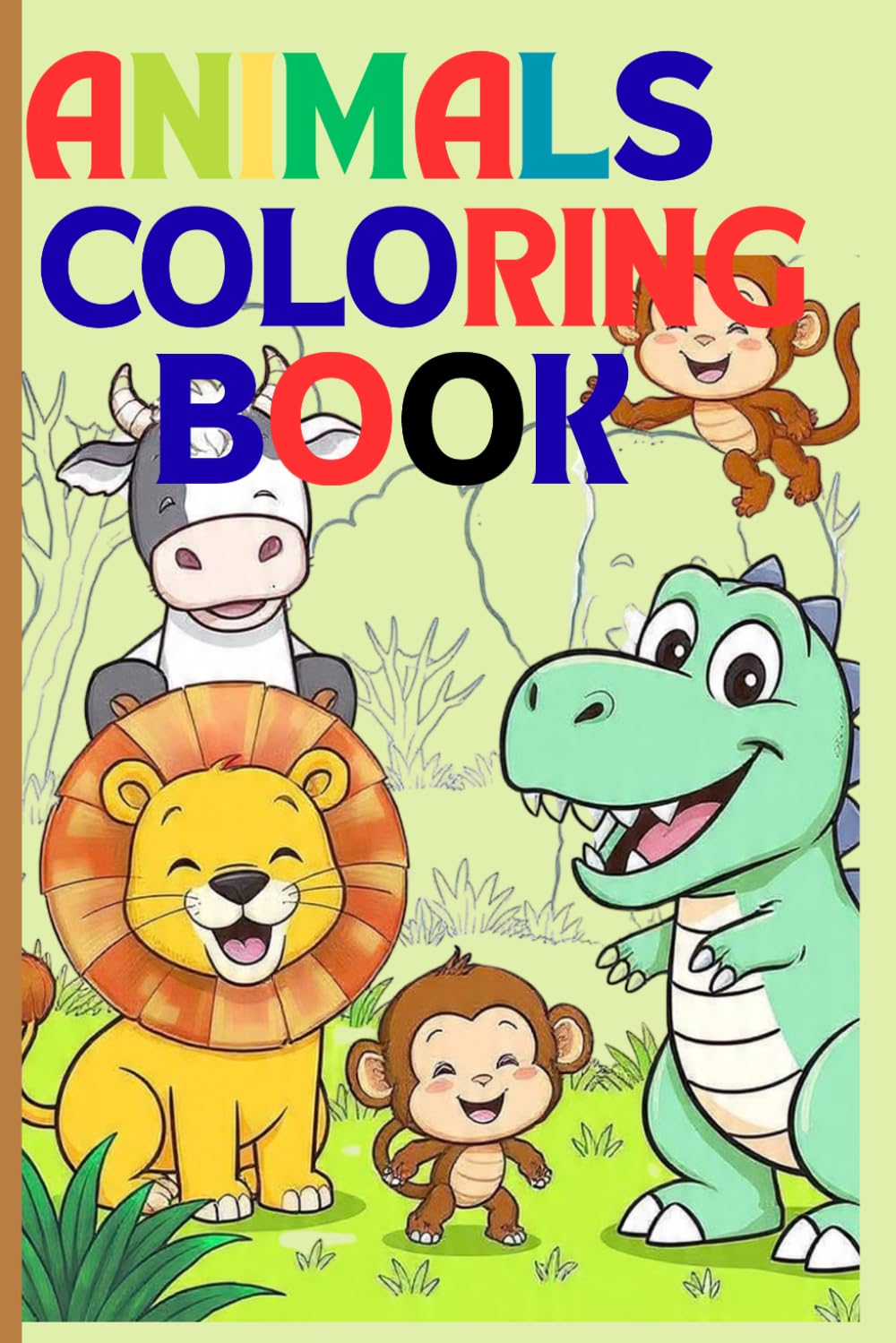 Amazing Animals Coloring Book