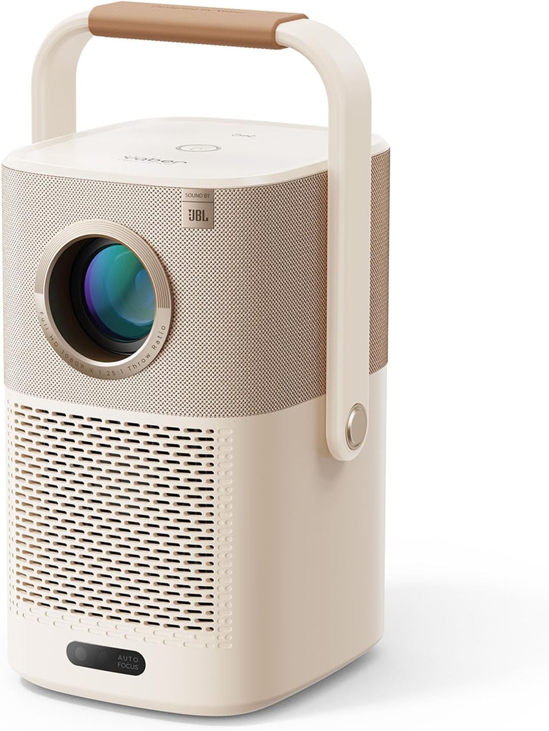 Beamer Sound by JBL, T2 Portable Projektor FHD 1080P Native Outdoor Beamer mit 2.5H Built-in Batterie/Autofokus/Trapezkorrektur Klein Projektor Heimkino, Projector für Handy/Laptop/HDMI/USB