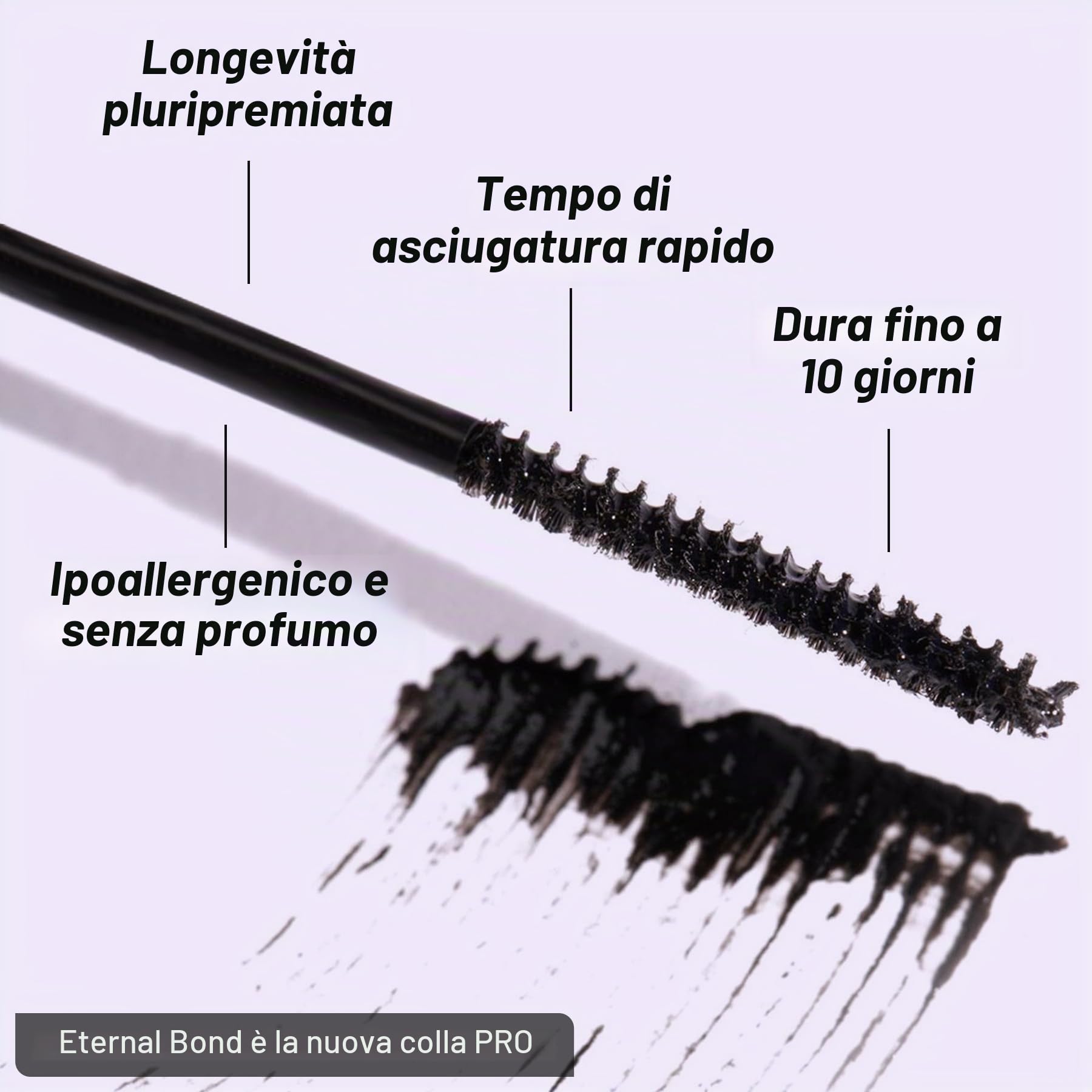 Lilac St. Lilac Pro Colla per ciglia appositamente formulata per l'applicazione delle ciglia, per l'uso con tutti gli stili di ciglia viola